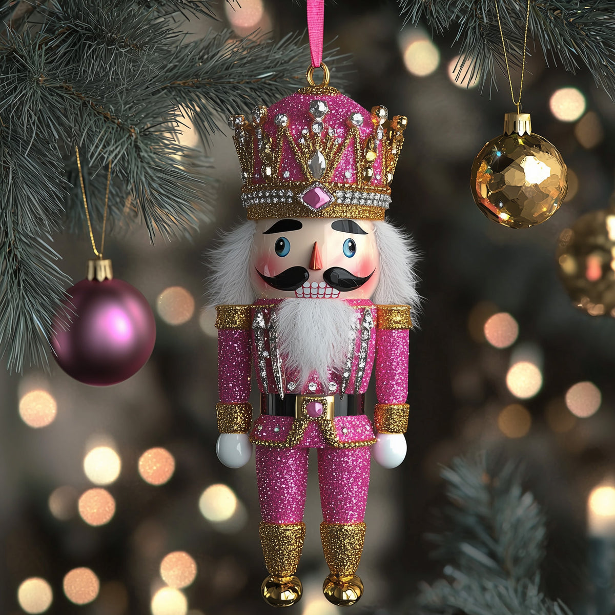 Nutcracker Guard Mica Ornament GFSPMA12