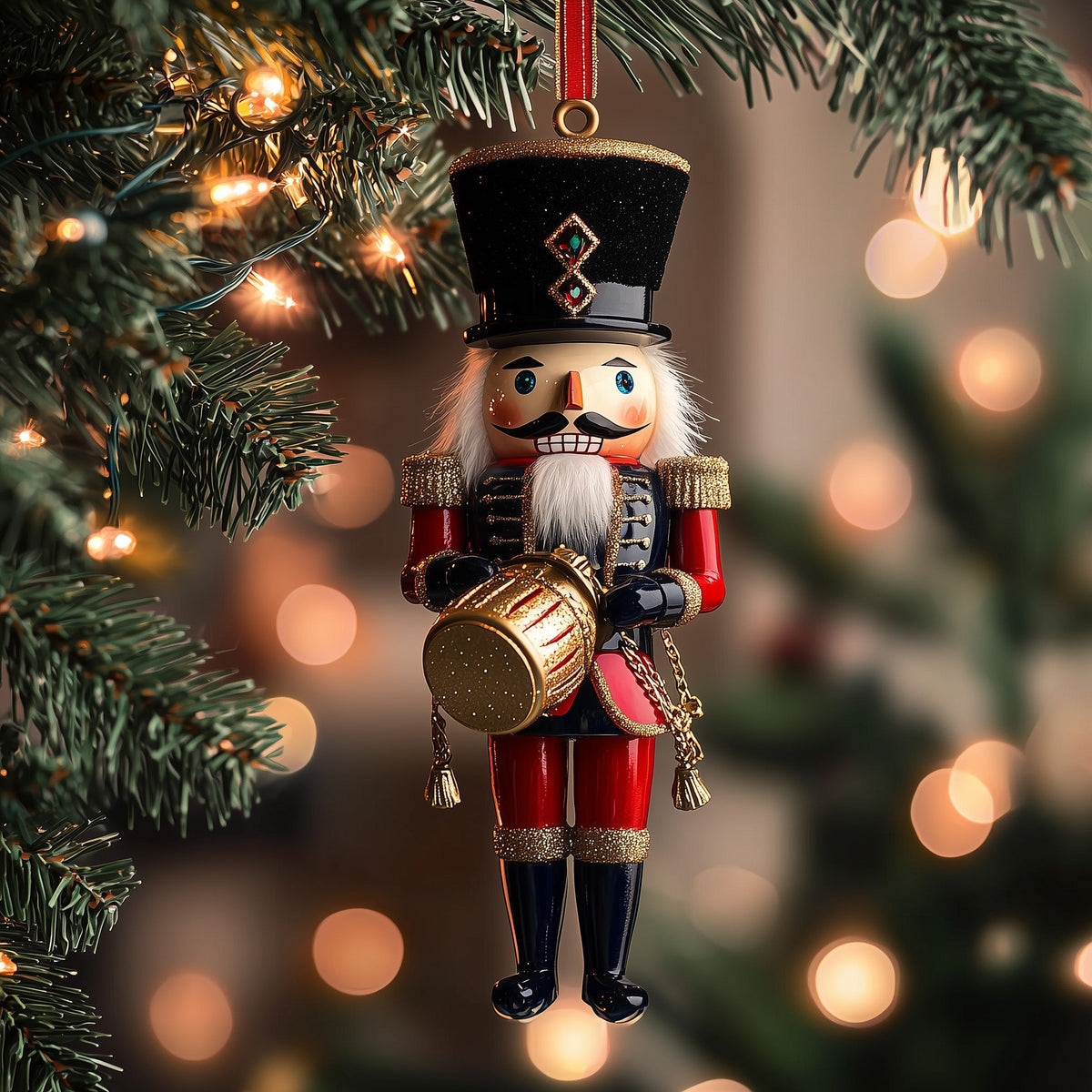 Nutcracker Guard Mica Ornament GFSPMA14