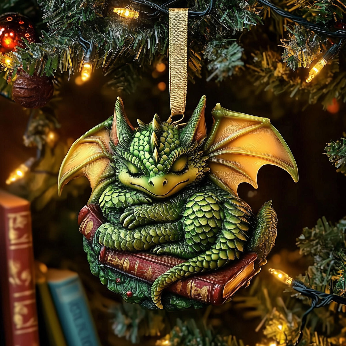 Sleeping Dragon Ceramic Ornament GFSPNL45