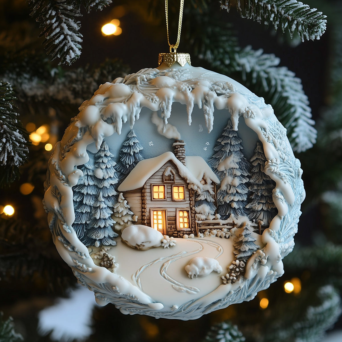 Winter Wonderland Ceramic Ornament GFSPNT14