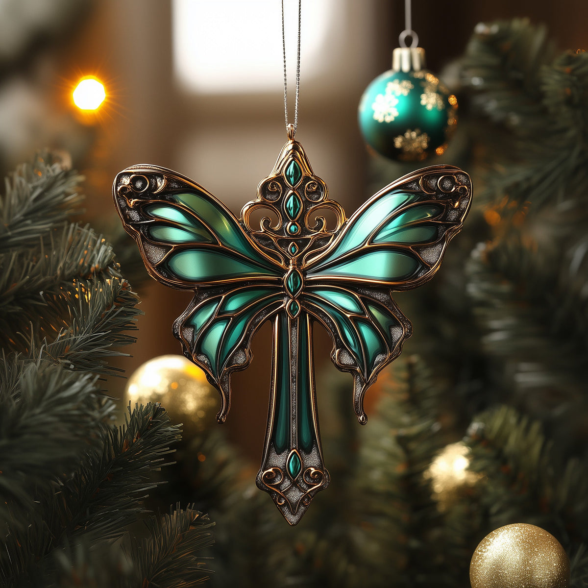Graceful Butterfly Mica Ornament GFSPNT5