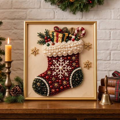 EARLY CHRISTMAS SALE 49% 🎄 OFF Holiday DIY Diamond Pearl Painting Art Kit GFTOMA13555