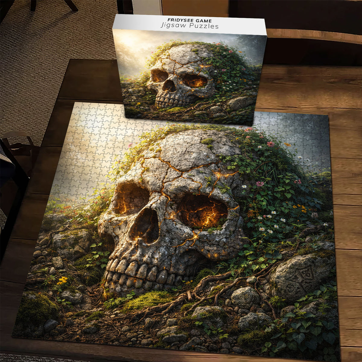 Skull Serenity Jigsaw Puzzles GFTOQA2028