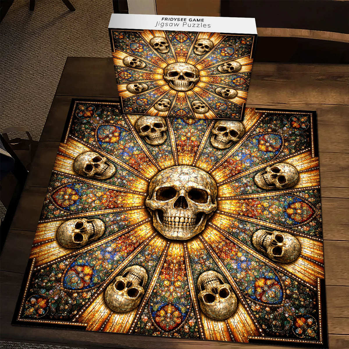 Skull Serenity Jigsaw Puzzles GFTOQA2037