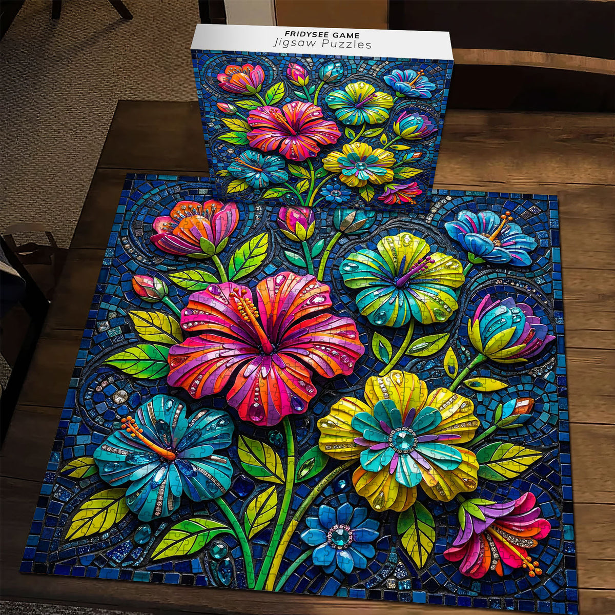 Mosaic Bloom Jigsaw Puzzles GFTOQM3446