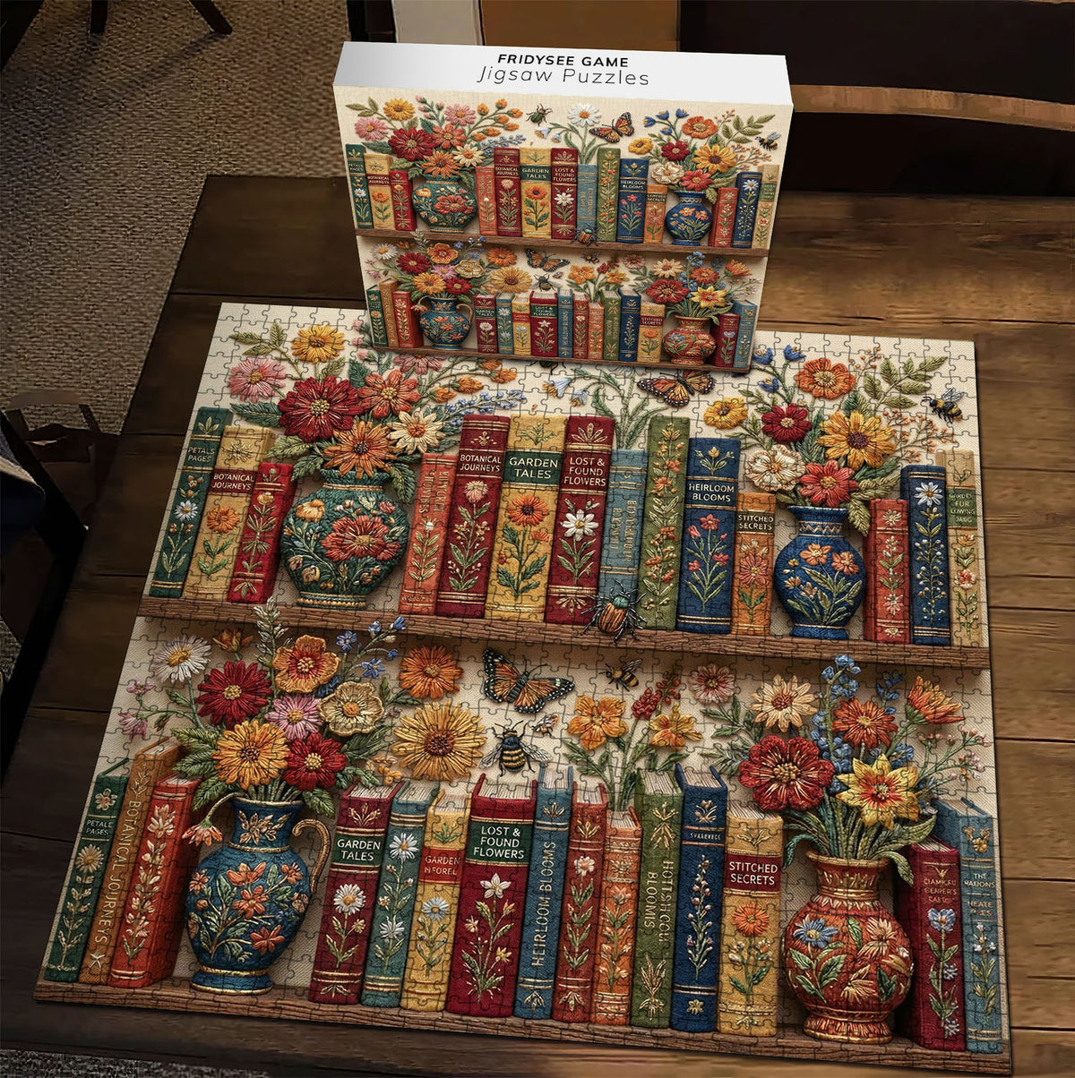 Botanical Library Jigsaw Puzzles GFTOQM3296