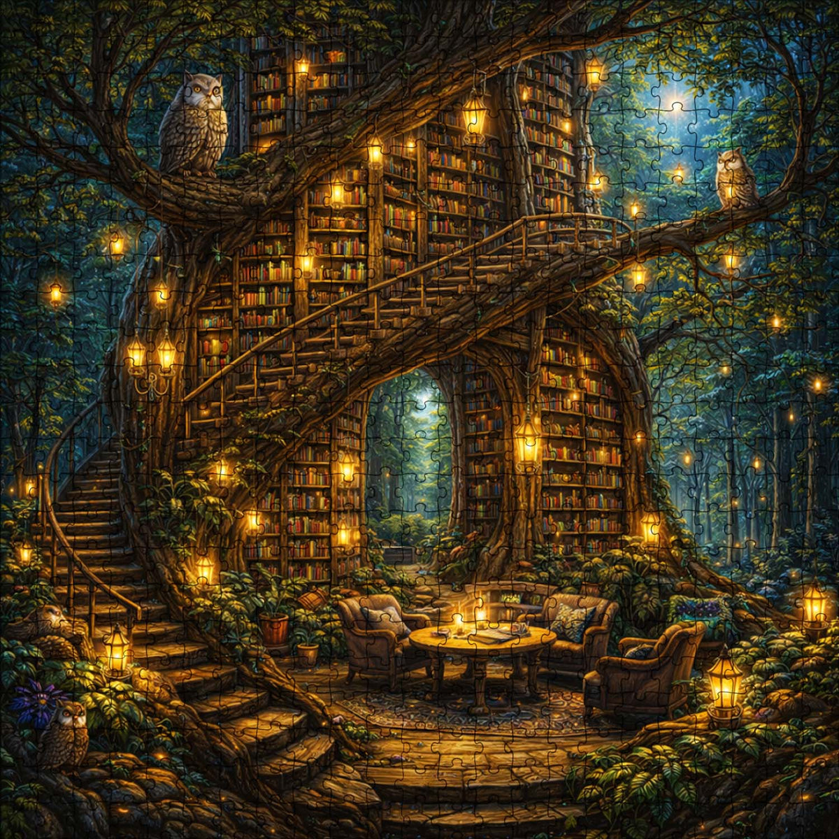 Forest Serenity Jigsaw Puzzles GFTOQA2051