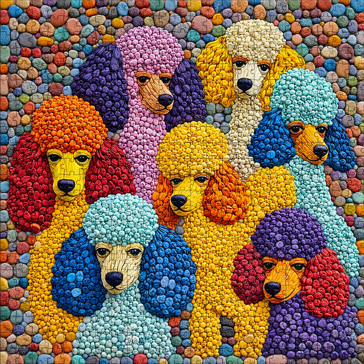 Charming Poodle Jigsaw Puzzles GFTOTP17605
