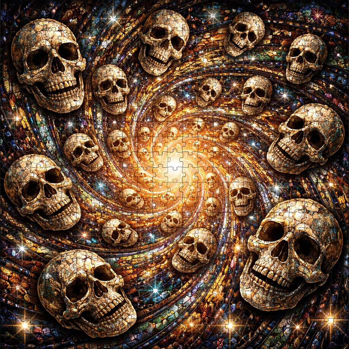 Skull Serenity Jigsaw Puzzles GFTOQA2036