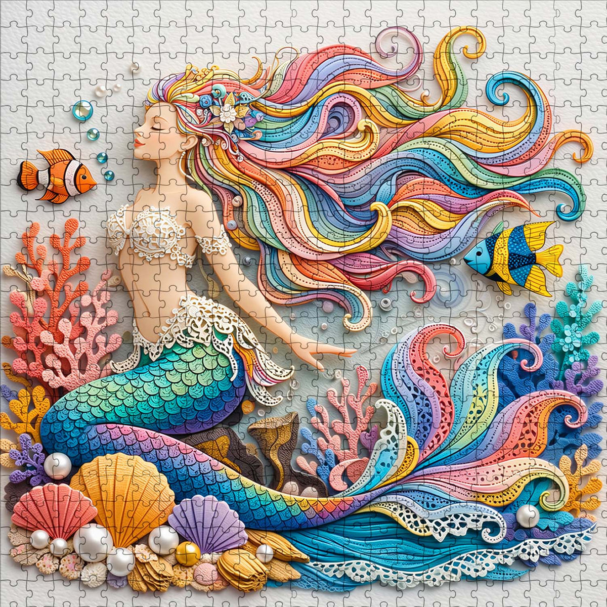 Charming Mermaid Jigsaw Puzzles GFTOTP17534