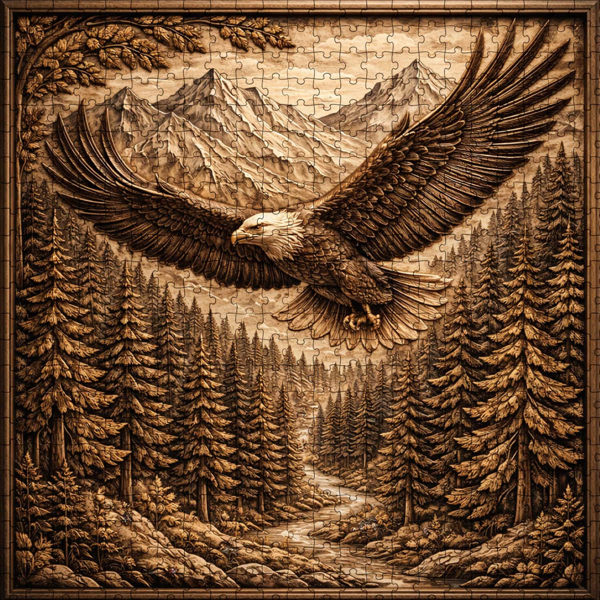 Forest Serenity Jigsaw Puzzles GFTOQA2045