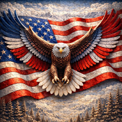 Patriot Eagle Jigsaw Puzzles GFTOMA10011