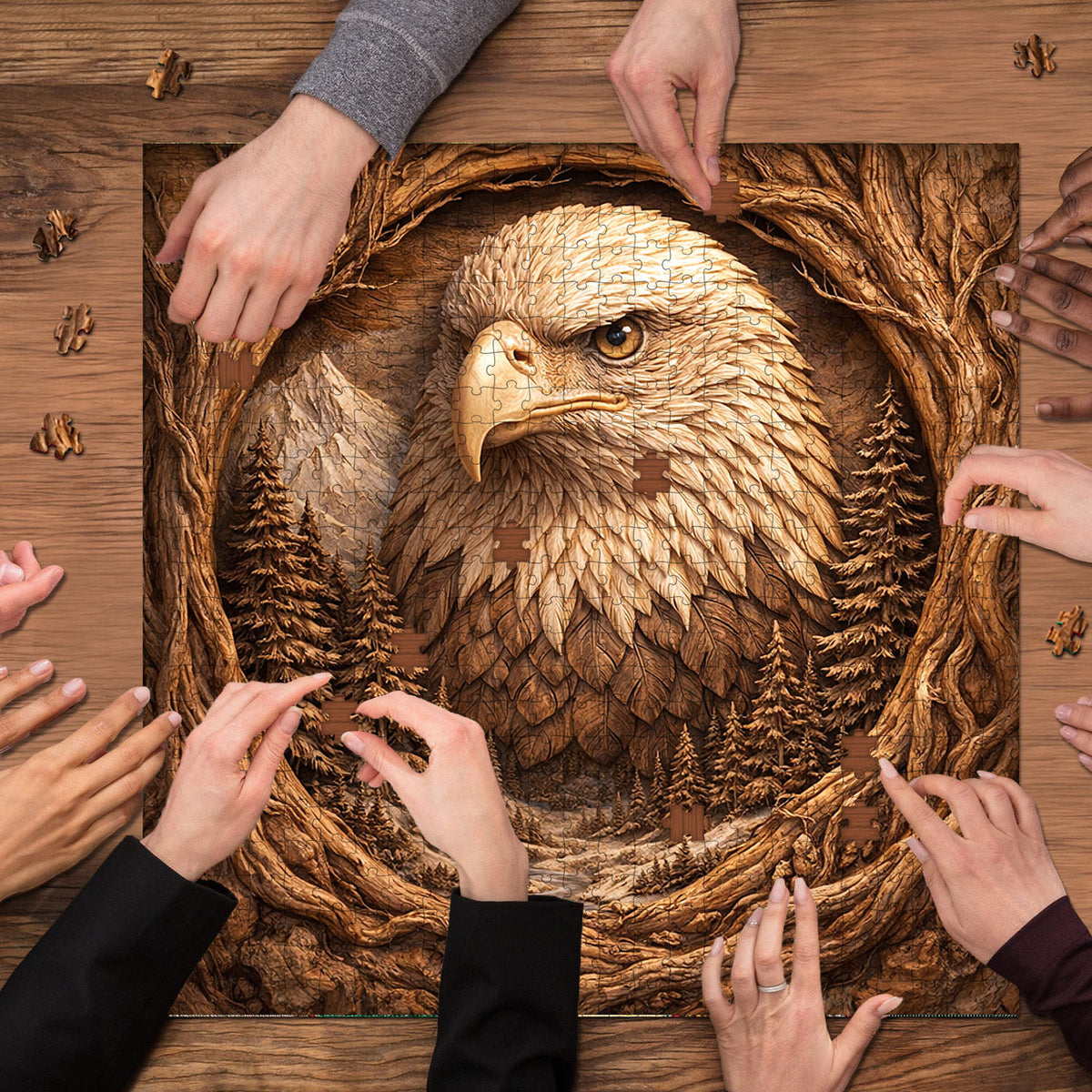 Patriot Eagle Jigsaw Puzzles GFTOMA10012
