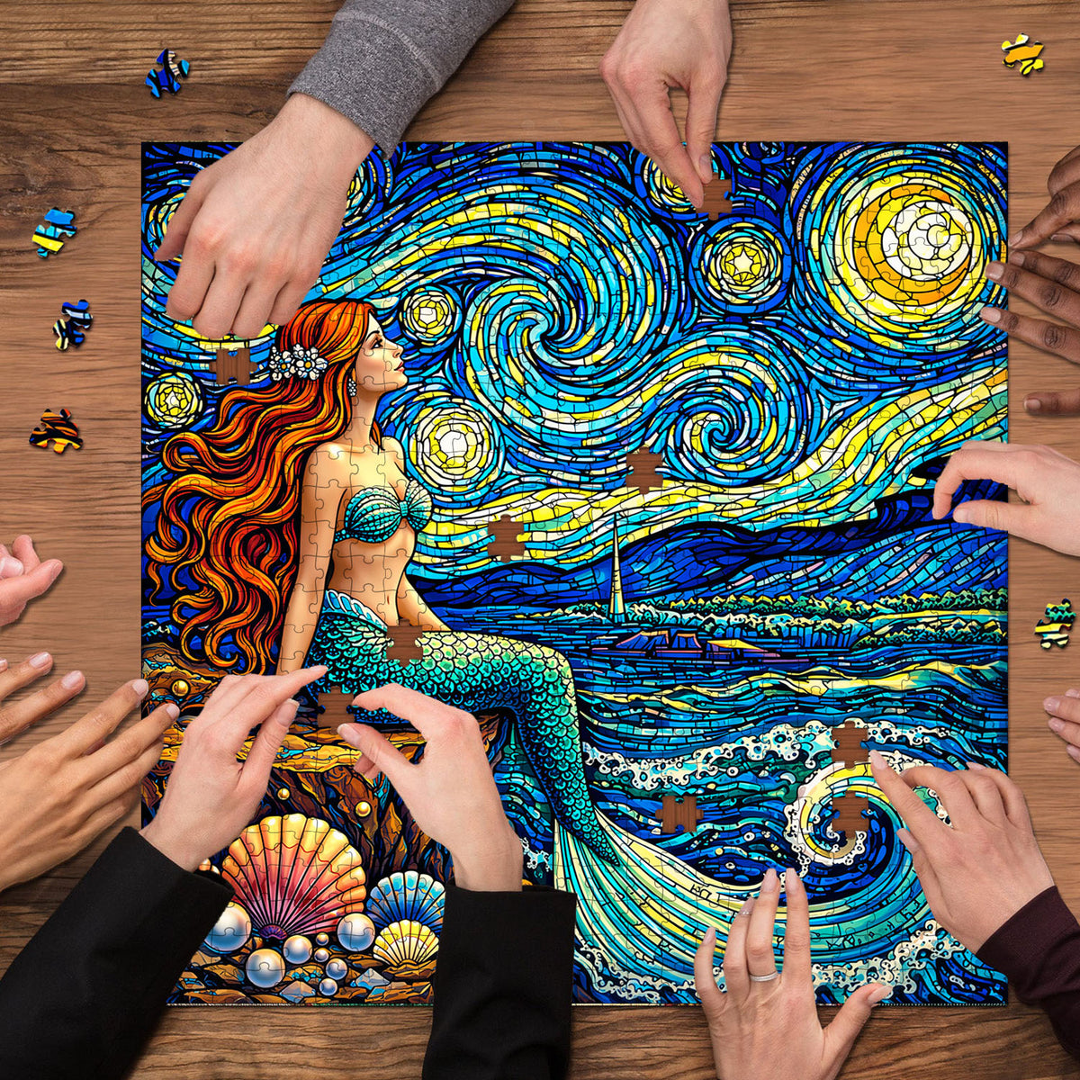 Charming Mermaid Jigsaw Puzzles GFTOTP17531