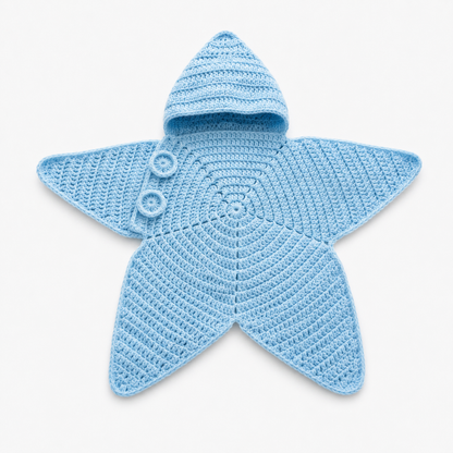Crochet Baby Star Suit for Newborns and Toddlers