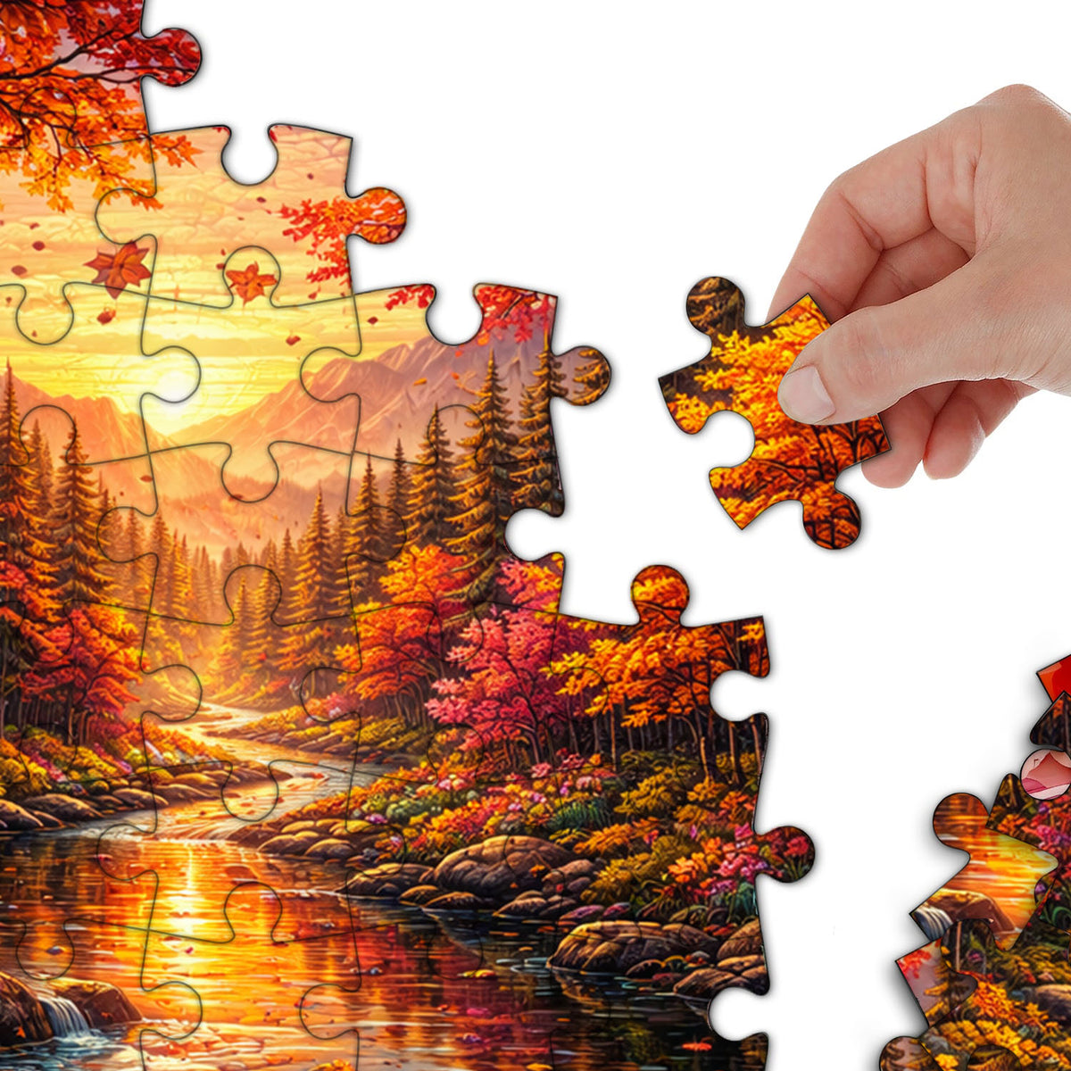Forest Serenity Jigsaw Puzzles GFTOQA2047
