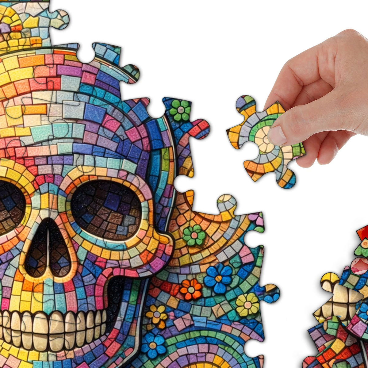 Skull Serenity Jigsaw Puzzles GFTOQA2034