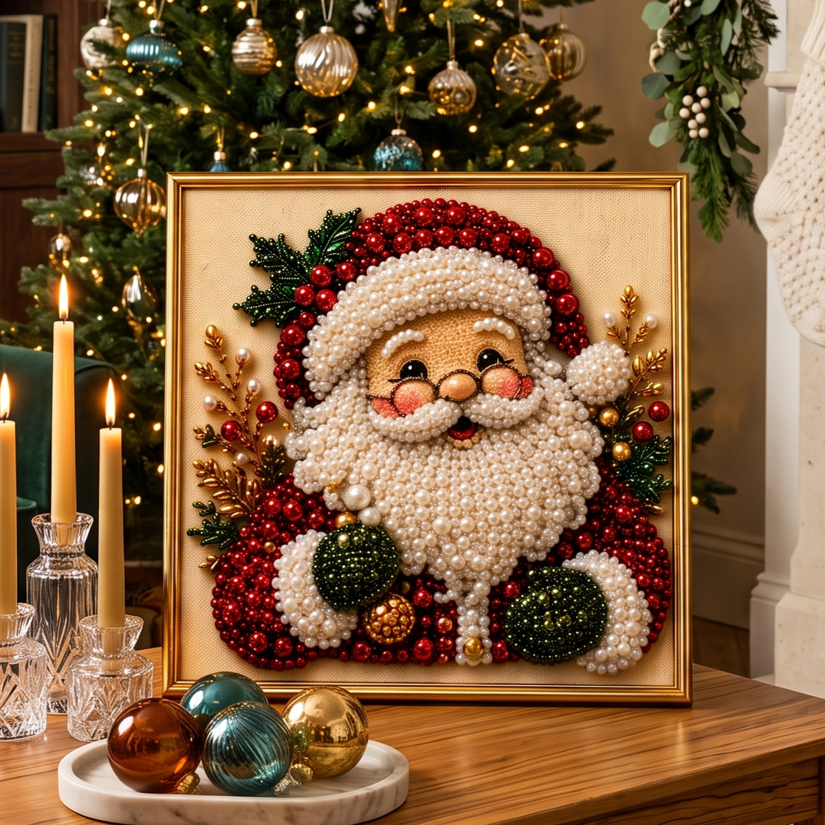 EARLY CHRISTMAS SALE 49% 🎄 OFF Holiday DIY Diamond Pearl Painting Art Kit GFTOMA13555