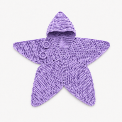 Crochet Baby Star Suit for Newborns and Toddlers