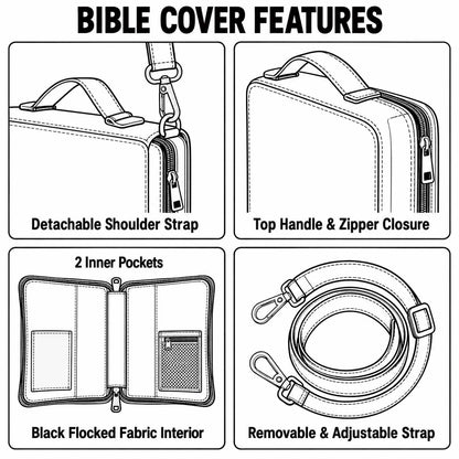 Miracle Worker Path Leather Bible Cover GFTONTD3901