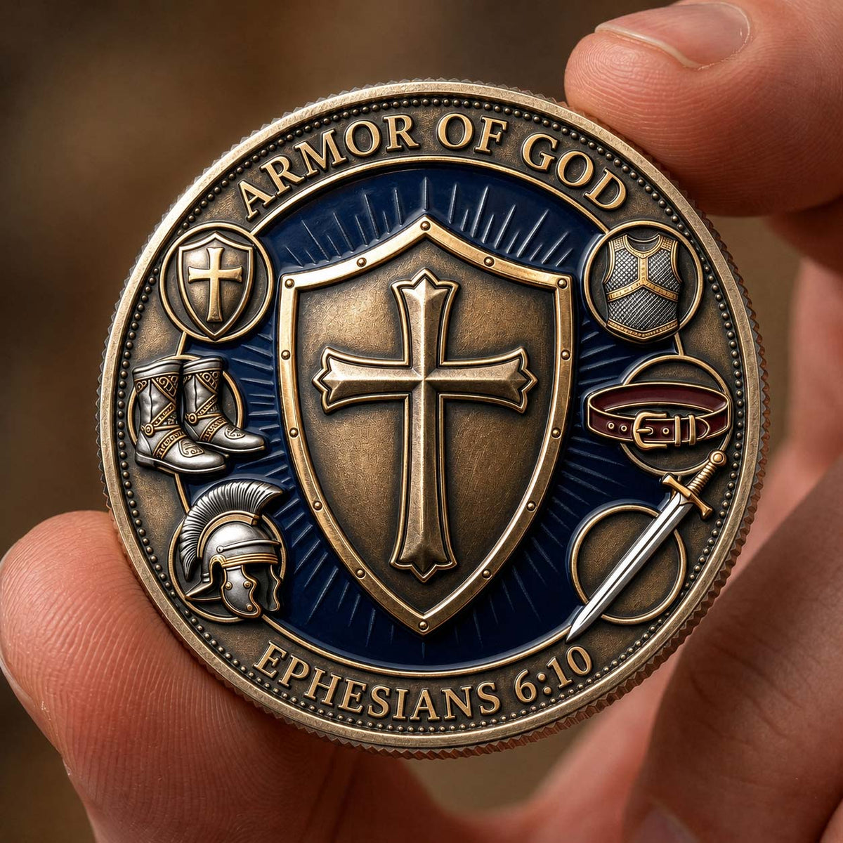 Armor Cross Shield Commemorative Coin GDTONTD1265