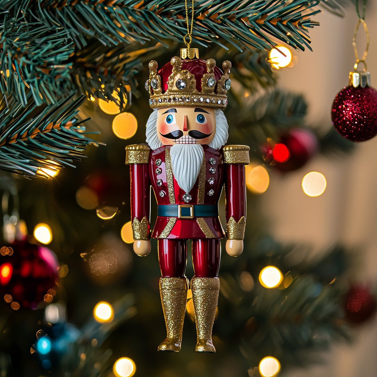 Nutcracker Guard Mica Ornament GFSPMA13
