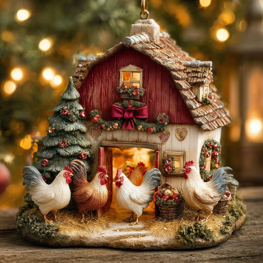 Vintage Farmhouse Mica Ornament GFSPNL18