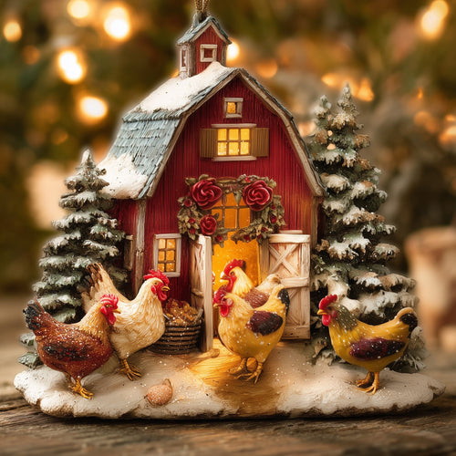 Vintage Farmhouse Mica Ornament GFSPNL21