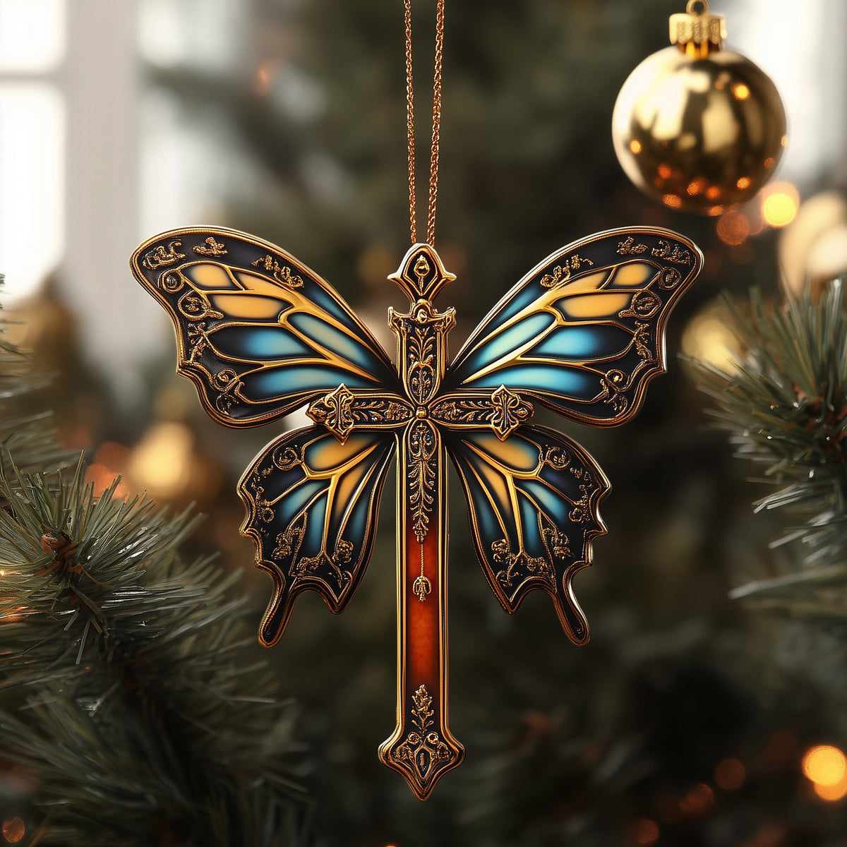 Graceful Butterfly Mica Ornament GFSPNT7
