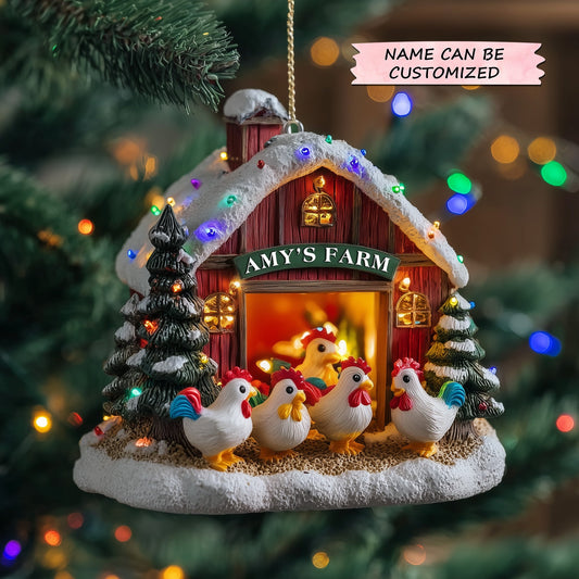 Rustic Farmhouse Mica Ornament GFCUZ GFSPTP2