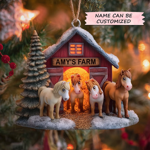 Rustic Farmhouse Mica Ornament GFCUZ GFSPTP3