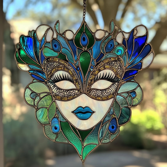 Mardi Gras Masks Window Hanging Suncatcher GFTOAB4135