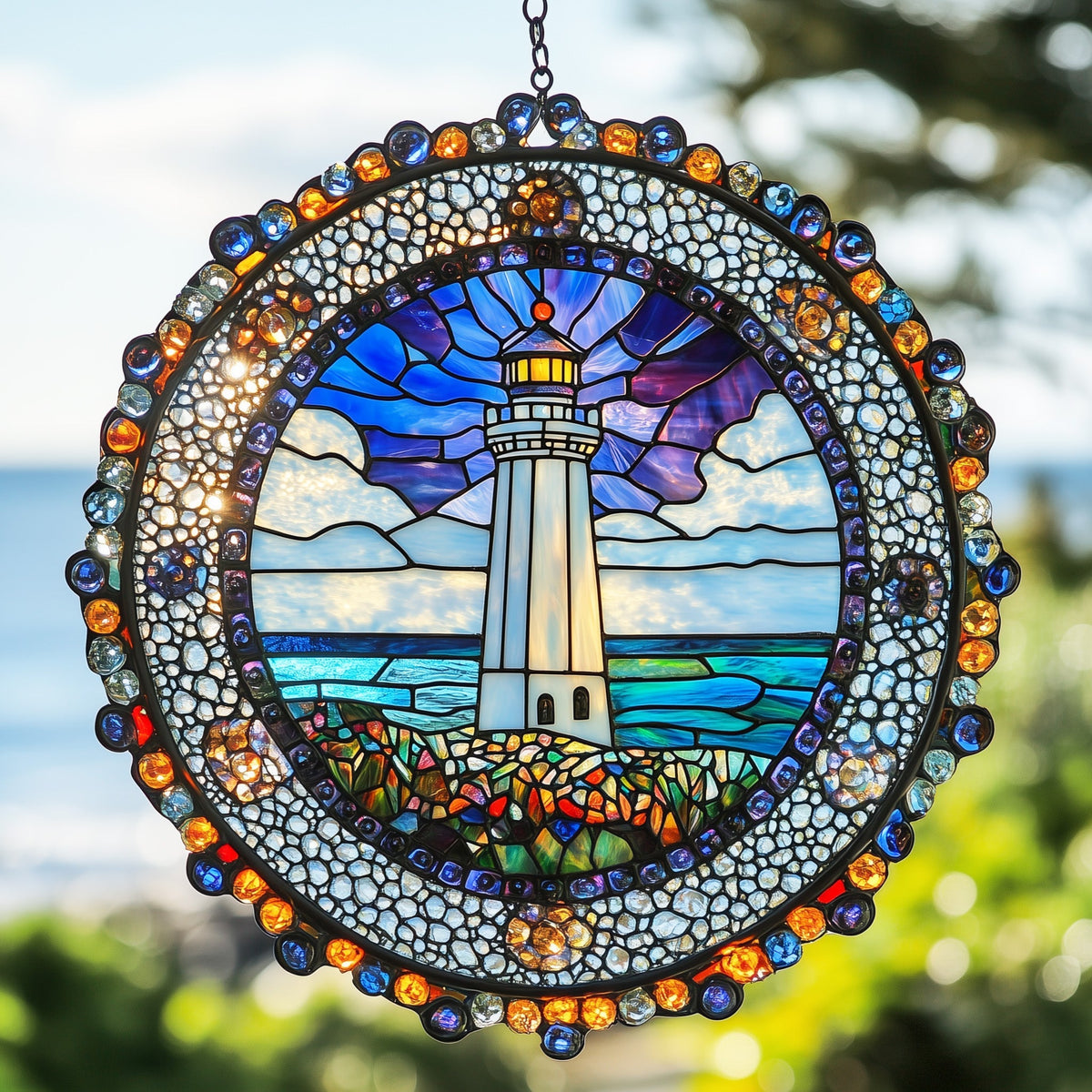 Lighthouse Window Hanging Suncatcher GFTOAB4521