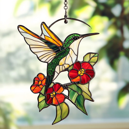 Hummingbird Window Hanging Suncatcher GFTOAB4659