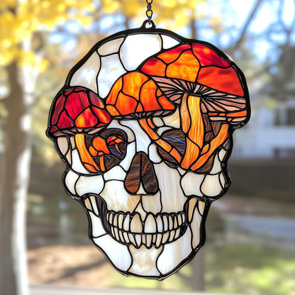 Mushroom Reaper Window Hanging Suncatcher GFTOAB4744