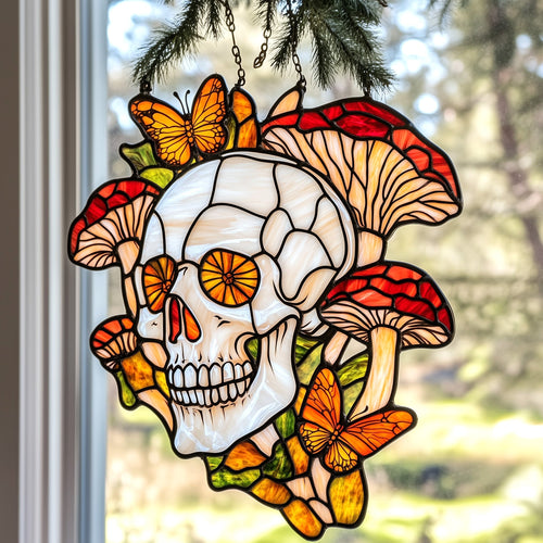 Mushroom Reaper Window Hanging Suncatcher GFTOAB4745