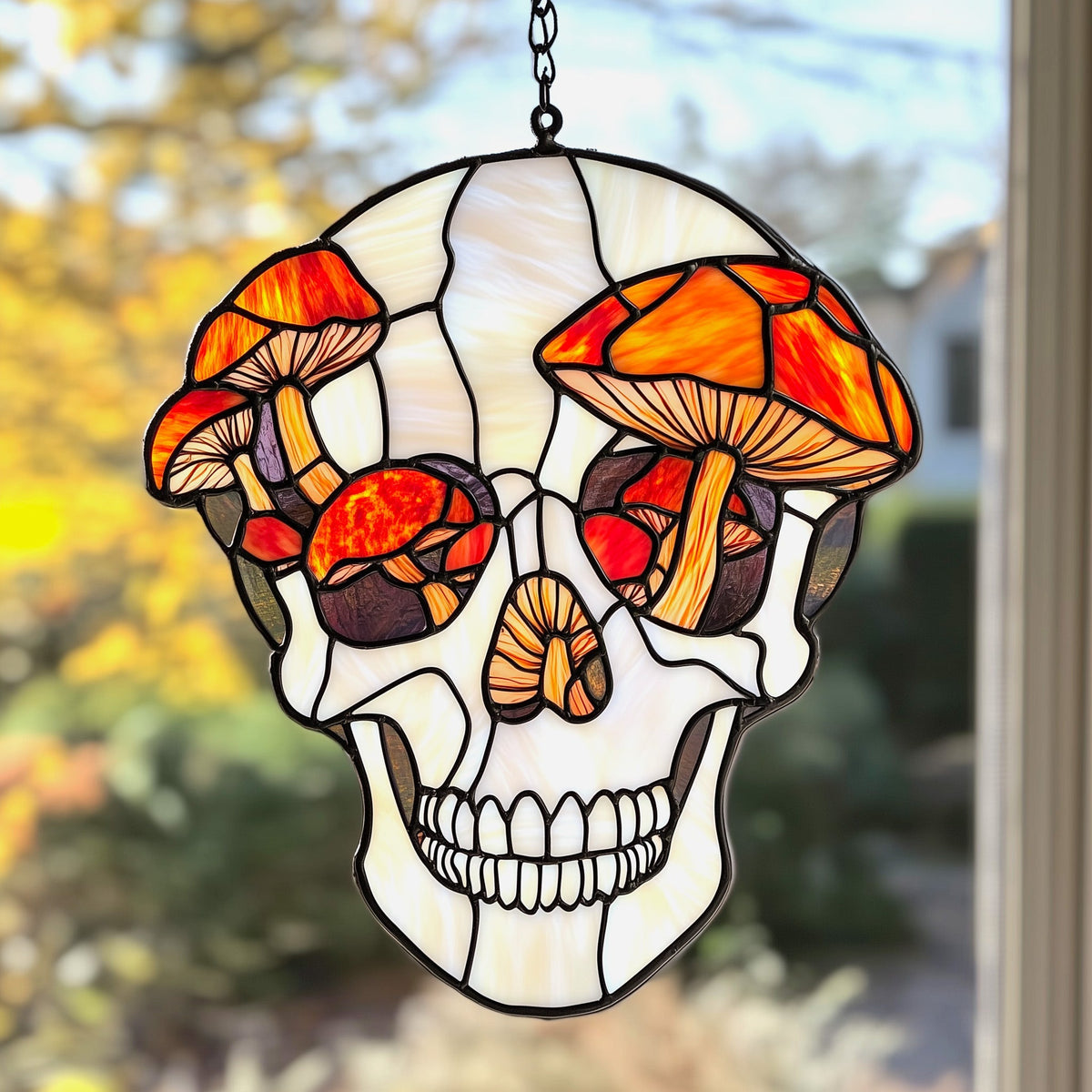 Mushroom Reaper Window Hanging Suncatcher GFTOAB4746