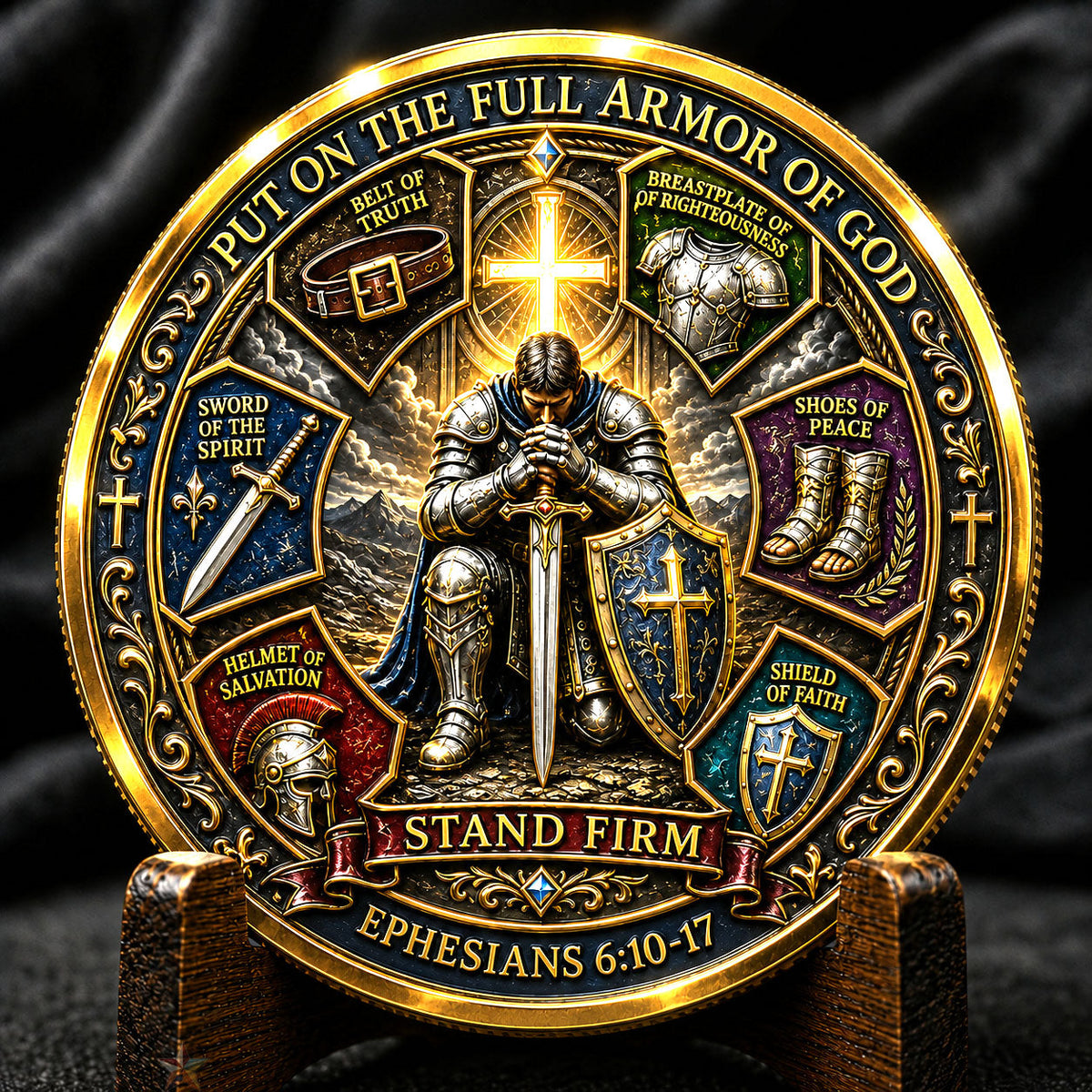 Armor Of God Stand Firm Commemorative Coin GFTOHNL1619