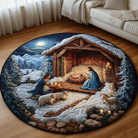 Christian Quilted Round Mat GFTOMA6958