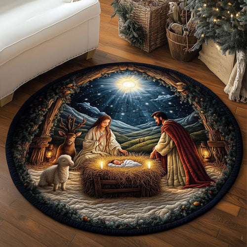 Christian Quilted Round Mat GFTOMA6962