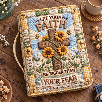 Christian Faith Quilted Bible Cover GFTONMU3721