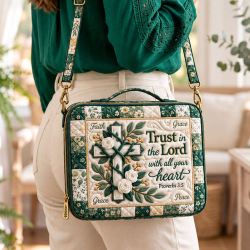 Christian Faith Quilted Bible Cover GFTONMU3785