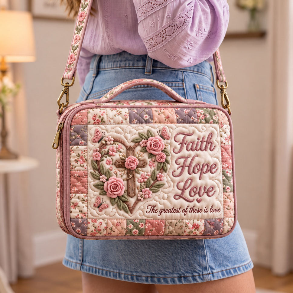 Christian Faith Quilted Bible Cover GFTONMU3795