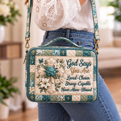 Christian Faith Quilted Bible Cover GFTONMU3796