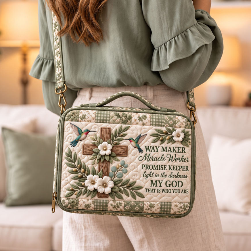 Christian Faith Quilted Bible Cover GFTONMU3797