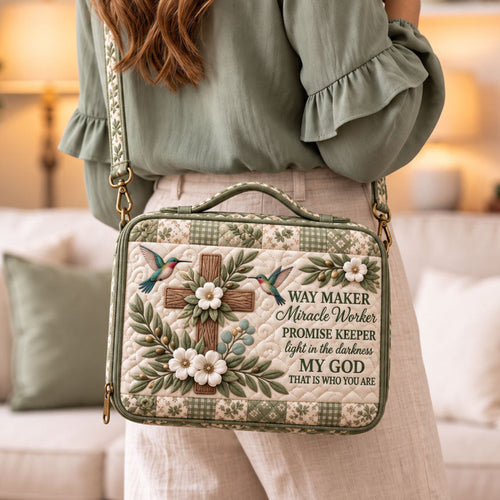 Christian Faith Quilted Bible Cover GFTONMU3797