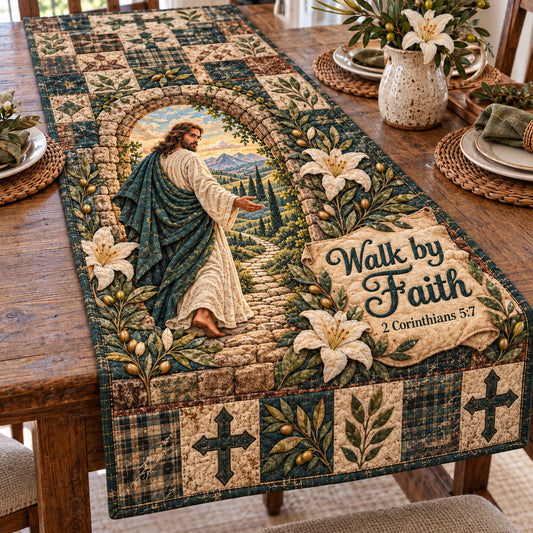 God Heavenly Kingdom Quilted Table Runner GFTONPT1941