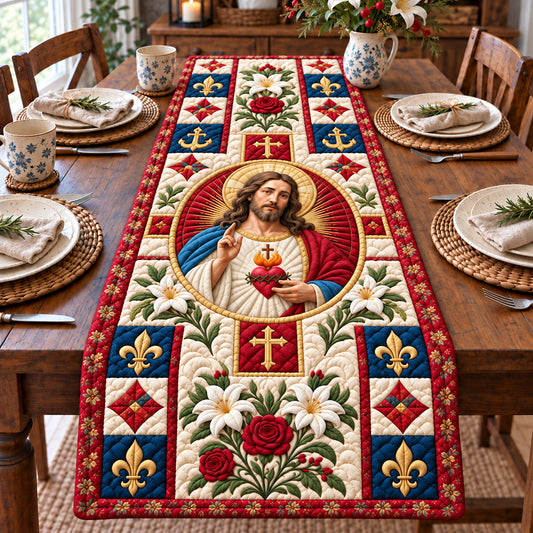 God Sacred Light Quilted Table Runner GFTONPT1942