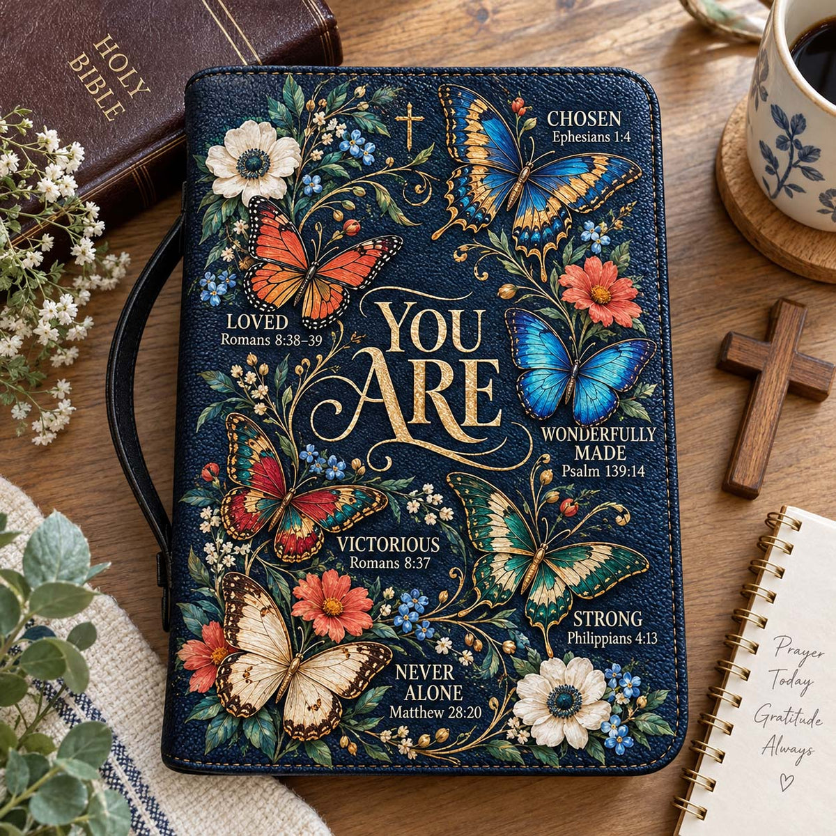 You Are His Leather Bible Cover GFTONTD3941