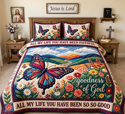 Goodness Of God 3-Piece Quilted Bedding Set GFTONTD3984
